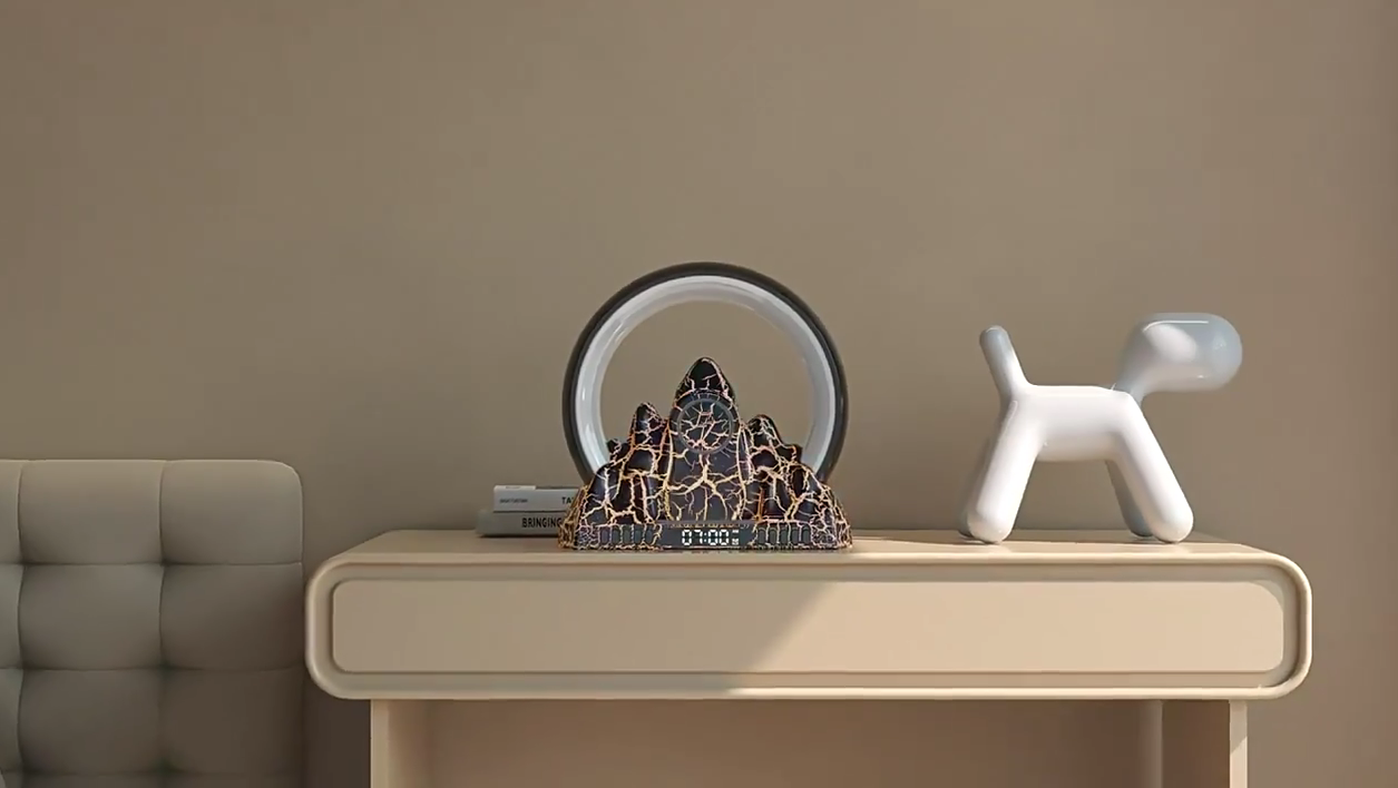 Multifunction Volcano Night Light