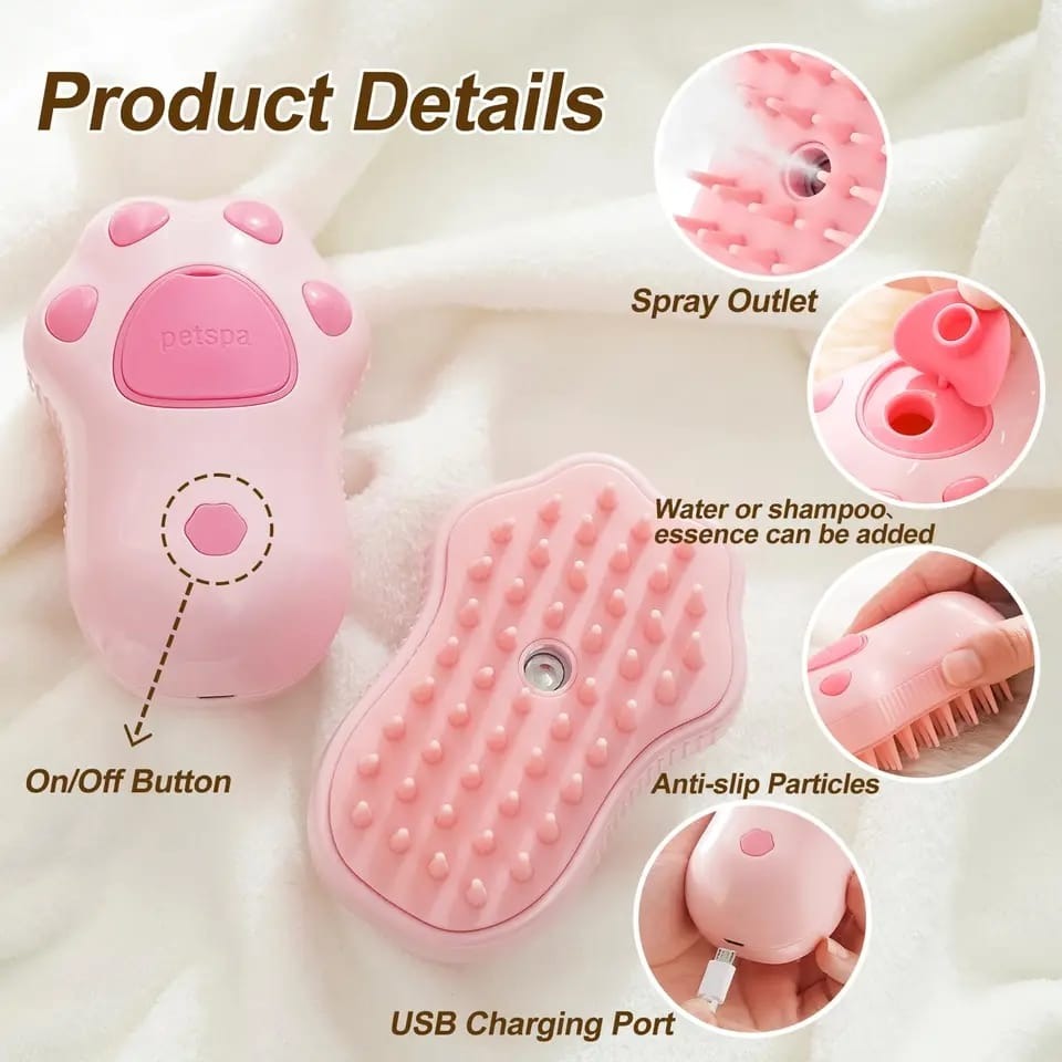 3 in 1 Cute Steamy Brush