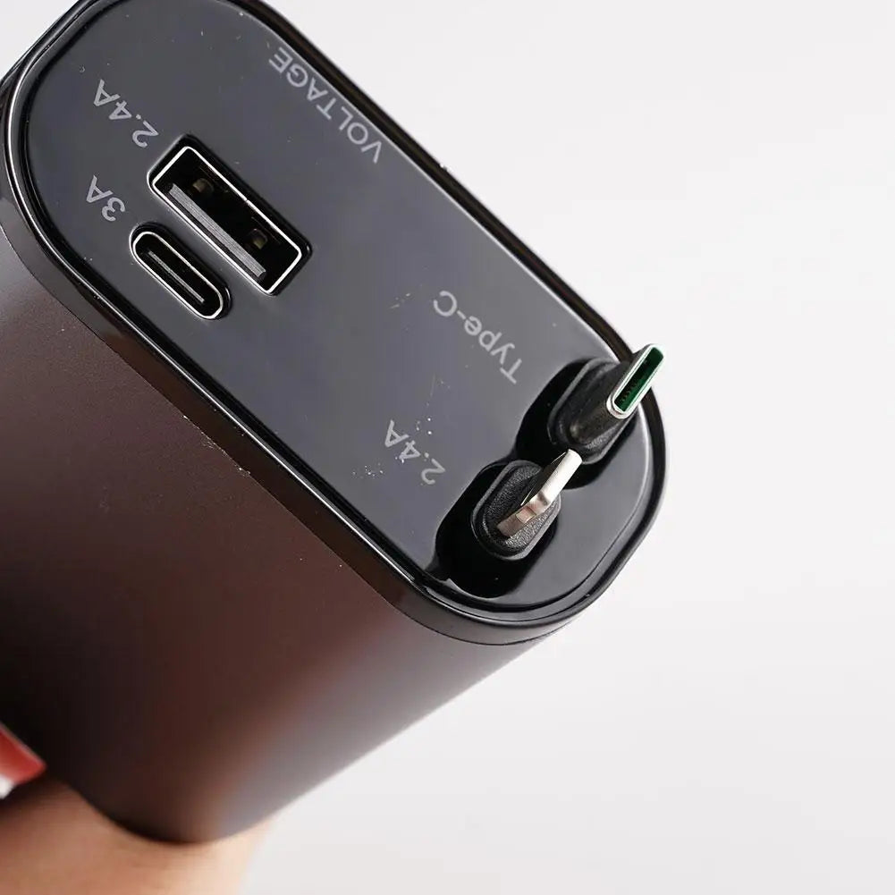 4 in 1 Retractable Car Charger