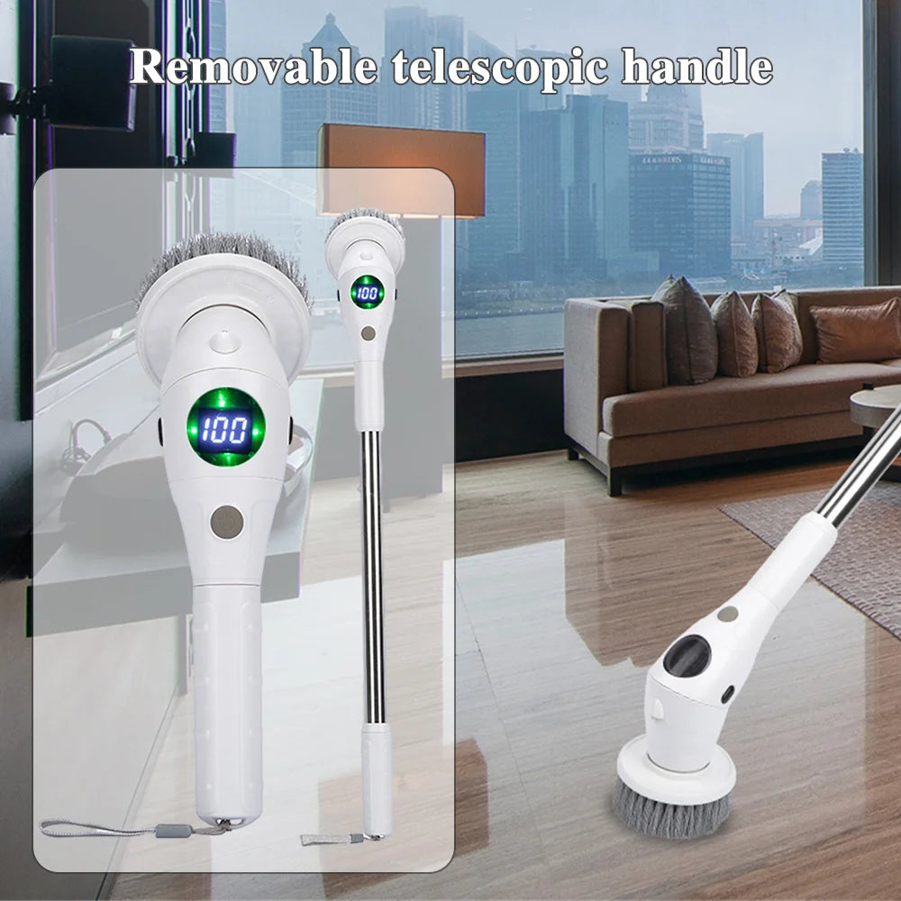 8 in 1 Multifunctional Electric Cleaning Brush