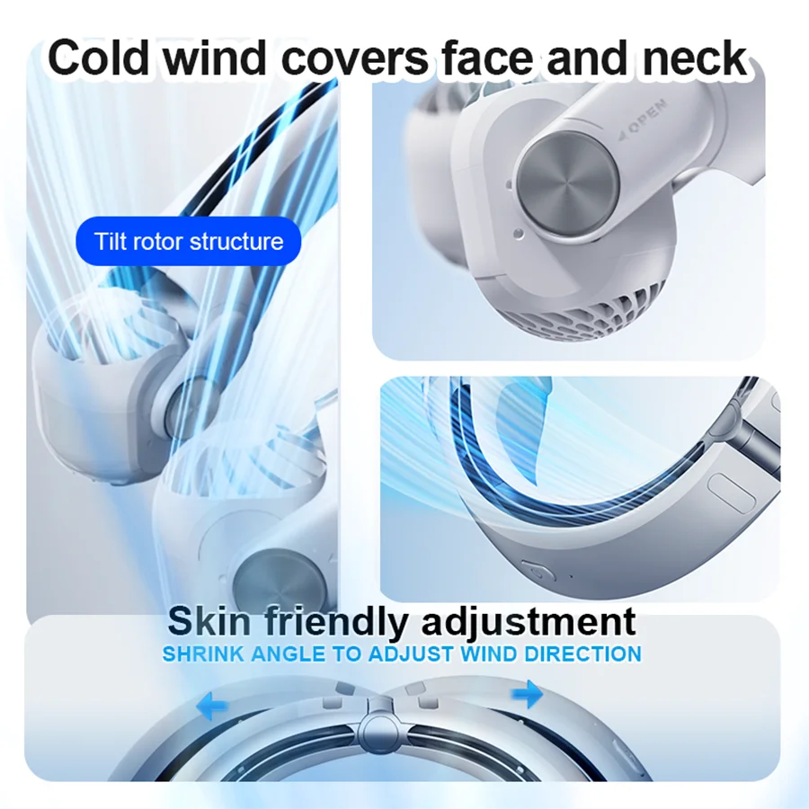 Wearable Neck Fan Air Conditioner