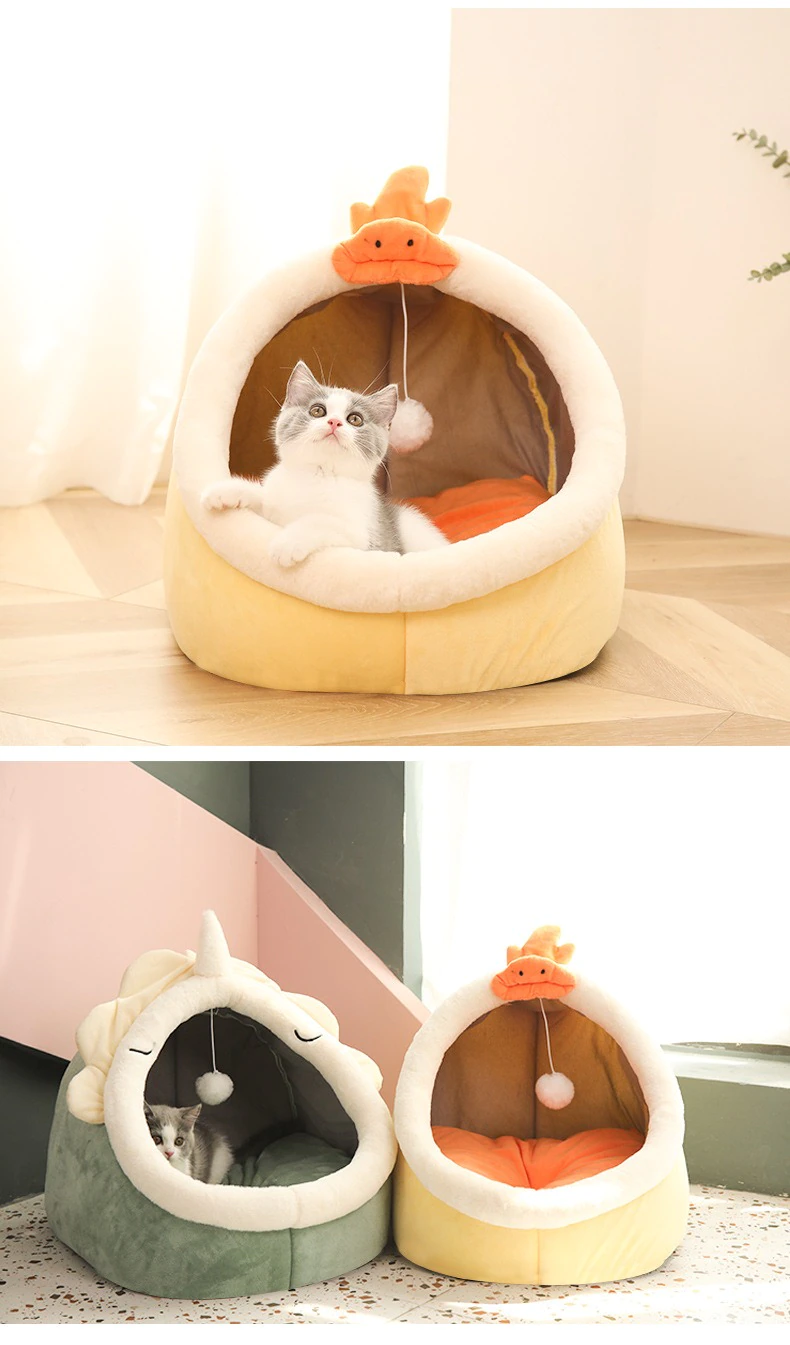 Cute Warm Cat Bed