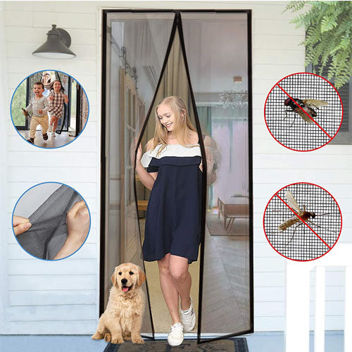 Magnetic Mesh Door Curtain
