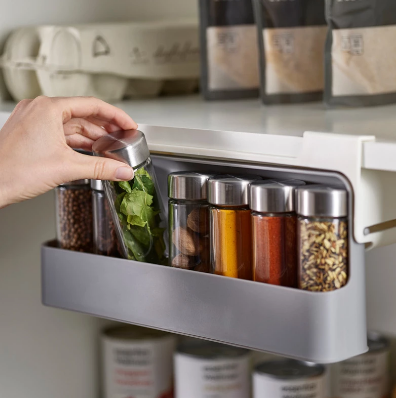 Hidden Spice Organizer Drawer